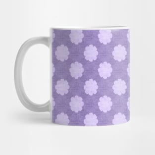 Purple Flower Pattern Mug